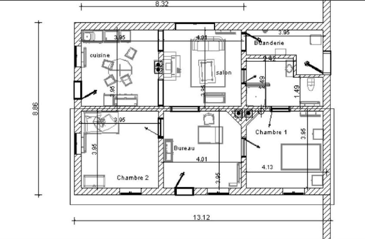 Gite 32 Rue Du Huit Mai Freneuse  Екстер'єр фото